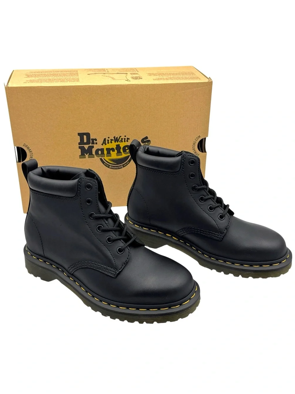 Dr. Martens 939 Ben Boot Black Leather Combat Hiker Boot Unisex US M7 / W8